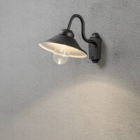 Vega Wandleuchte lackiertes Aluminium schwarz LED 2