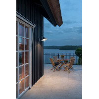 Vega Wandleuchte lackiertes Aluminium schwarz LED 3