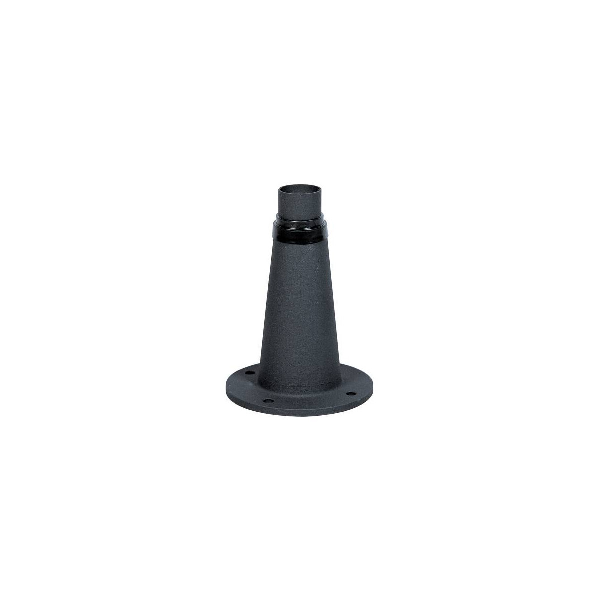Sockel Junior, schwarz, matt, Aluminium