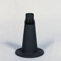 Sockel Junior, schwarz, matt, Aluminium 2