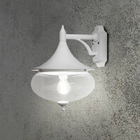 Wandleuchte Libra matt weiss, klares Acrylglas 2