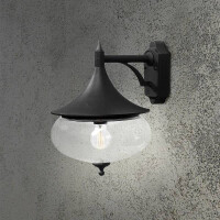 Wandleuchte Libra matt schwarz, klares Acrylglas 2
