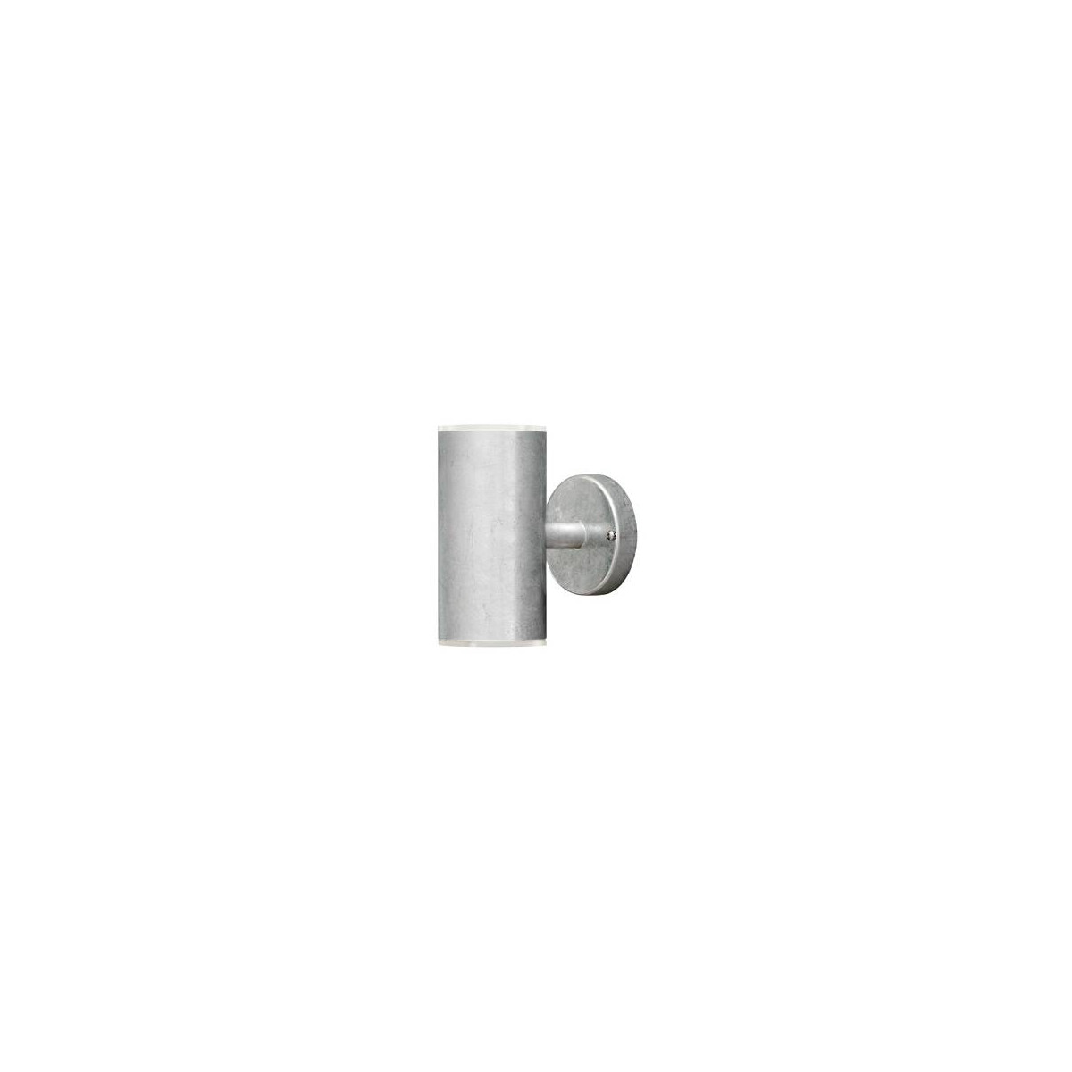 Ull Wandleuchte galvanisiert LED 2x8W schockresistent