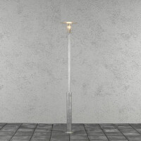 Standleuchte Mode galv., klares Polycarbonatglas 2