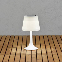 LED Solarleuchte Assisi Tischleuchte weiss, 2