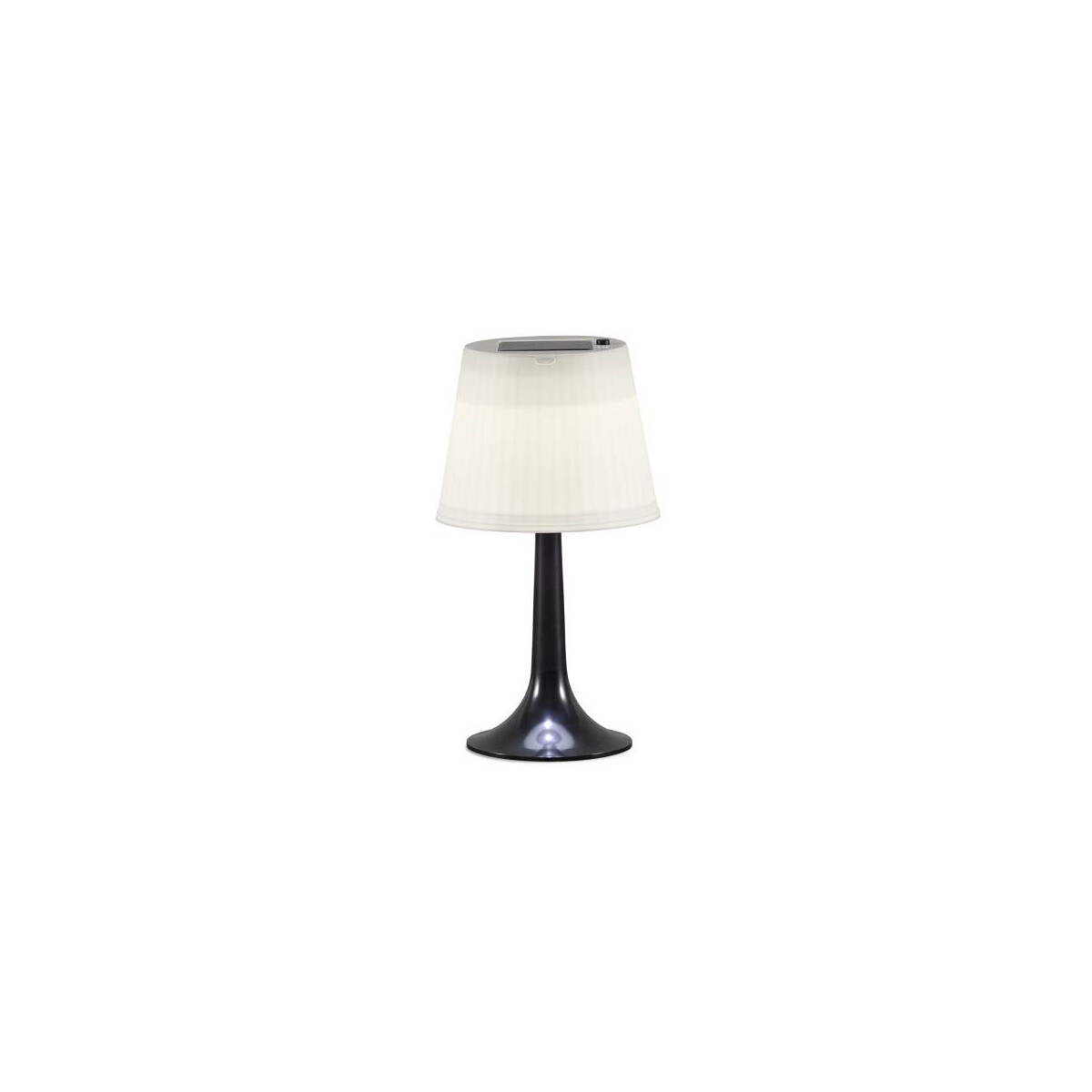 LED Solarleuchte Assisi Tischleuchte schwarz