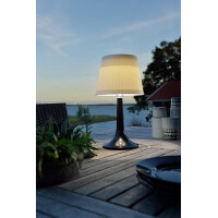 LED Solarleuchte Assisi Tischleuchte schwarz 3