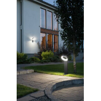 LED Wegeleuchte Asti anthrazit, opalfarbenes Acrylglas 3
