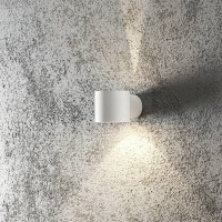 Halogenspot Modena weiss, rund, klares Glas 2