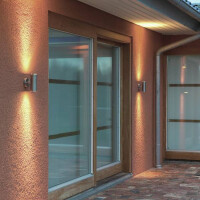 Konstsmide Halogenspot Modena Edelstahl, klares Glas 7571-00