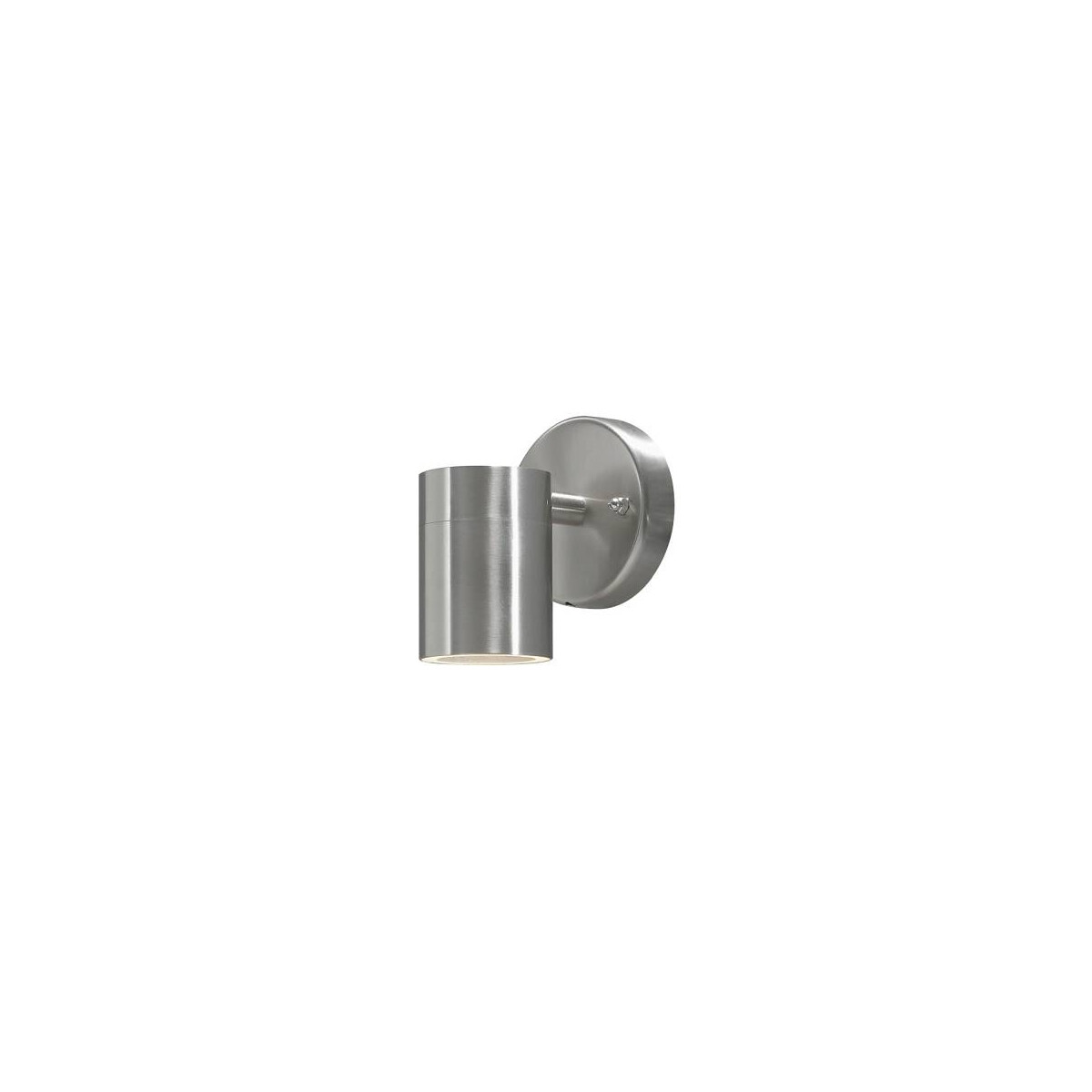 Halogenspot Modena Edelstahl, klares Glas