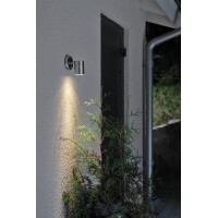 Konstsmide Halogenspot Modena Edelstahl, klares Glas 7572-00