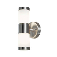 Konstsmide Halogenspot Modena Edelstahl, gefrostetes Glas 75