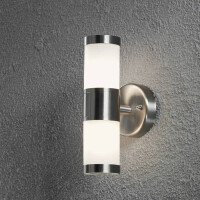 Konstsmide Halogenspot Modena Edelstahl, gefrostetes Glas 75