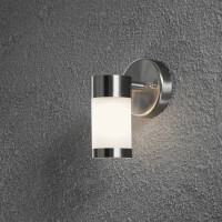 Konstsmide Halogenspot Modena Edelstahl, gefrostetes Glas 75