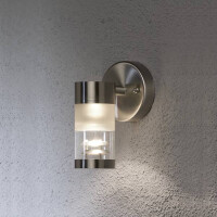 Halogenspot Bolzano Edelstahl, gefrostetes / klares Glas 2