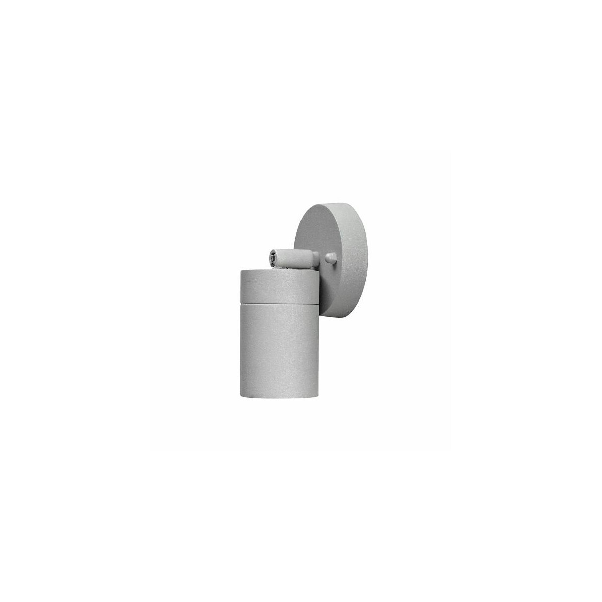 Halogenspot Modena grau, klares Glas