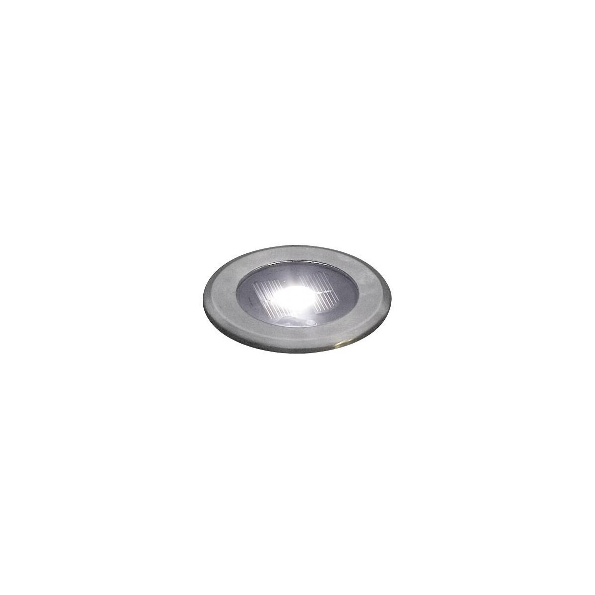 LED Solarbodeneinbaustrahler, Edelstahl, weisse LED
