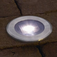 LED Solarbodeneinbaustrahler, Edelstahl, weisse LED 2