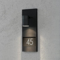 Hausnr. Strahler Modena schwarzmatt 2