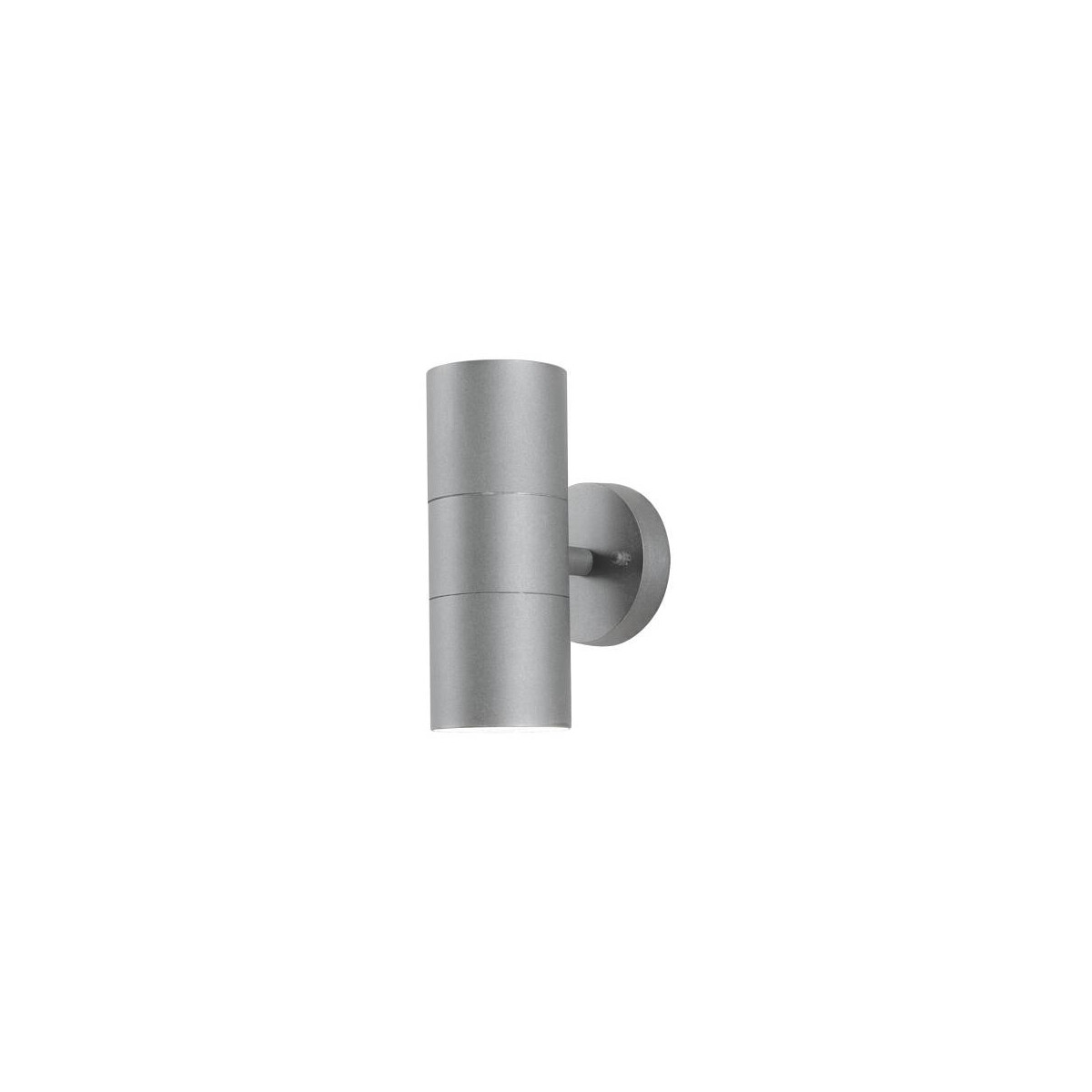 Halogenspot Modena Aluminium, grau, klares Glas
