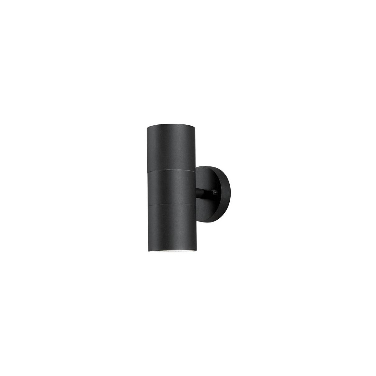 Halogenspot Modena matt schwarz, klares Glas