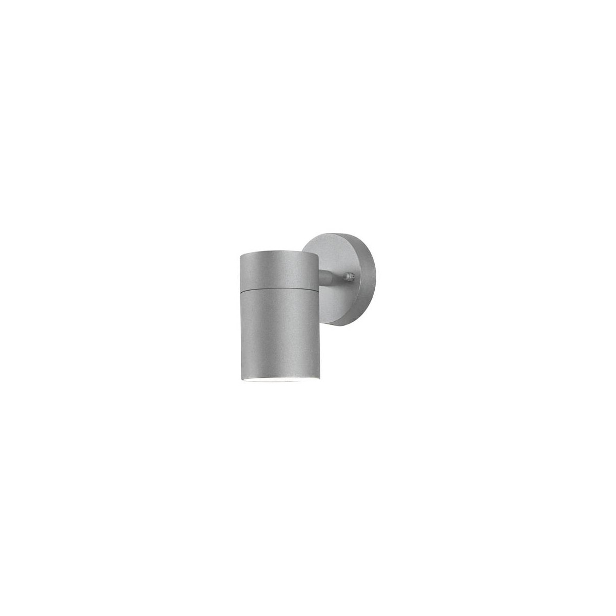 Halogenspot Modena Aluminium, grau, klares Glas