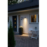Konstsmide Halogenspot Modena Aluminium, grau, klares Glas 7