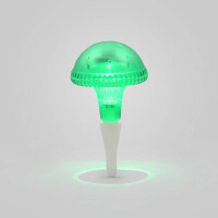 LED Solarleuchte Pilz grun, Kunststoff 2
