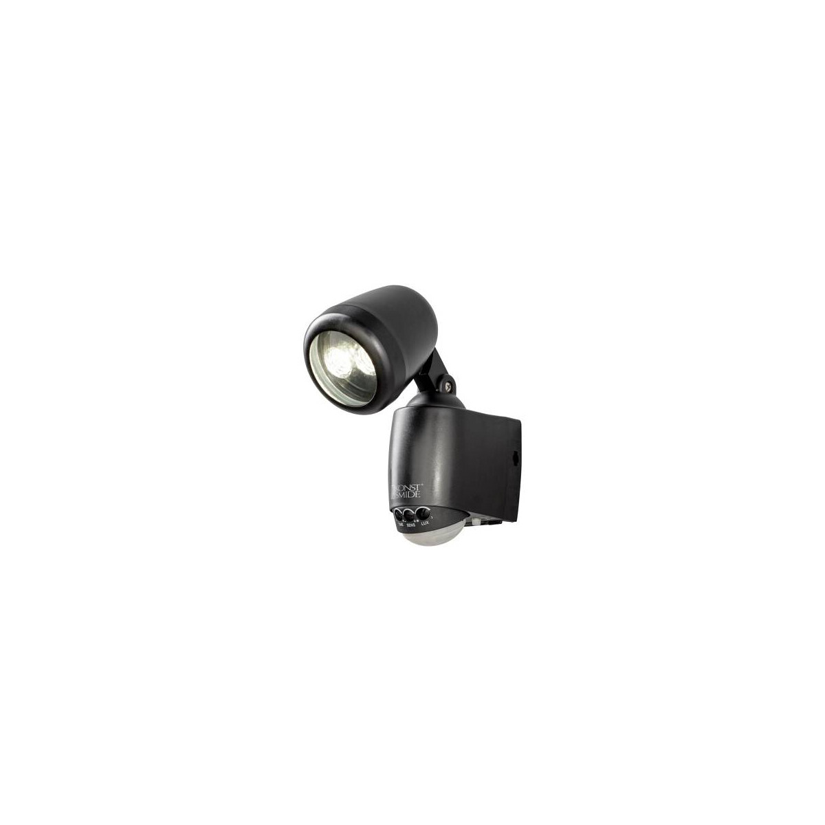 Prato Wandleuchte schwarz LED 1W Batterie