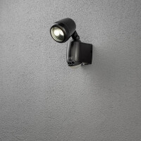 Prato Wandleuchte schwarz LED 1W Batterie 2