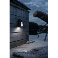 Prato Wandleuchte schwarz LED 0,24 W Batterie 3