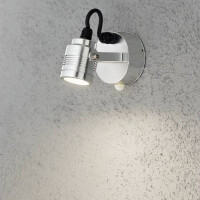 Wandleuchte/Strahler Monza silber, mit Sensor 2