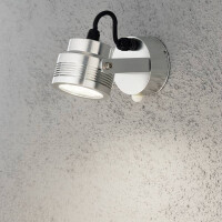 Wandleuchte/Strahler Monza Aluminium massiv, mit Sensor 2