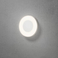 Carrara Wandleuchte weiss rund 2
