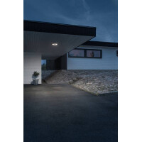 Carrara Wandleuchte weiss rund 3