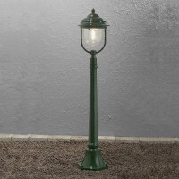 Wegeleuchte Parma grun, klares Acrylglas 2