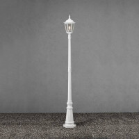 Stehleuchte Firenze, weiss matt, 1.flg., klares Glas 2