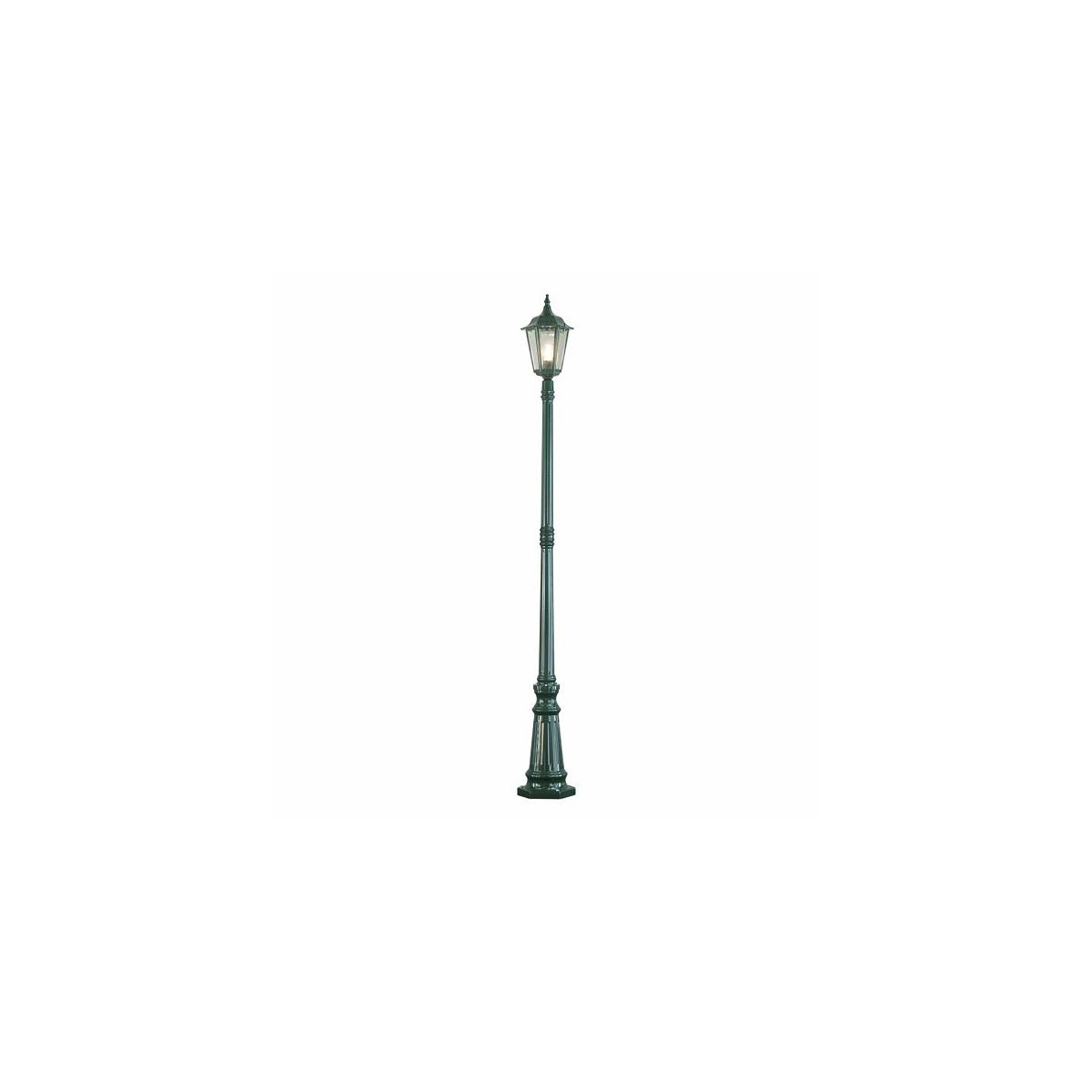 Stehleuchte Firenze, grun, 1.flg., klares Glas