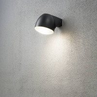 Ferrara Wandleuchte schwarz High Power LED 4W 240lm 3000K 2