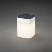 Assisi Solar-Tischleuchte weiss 1W 100/40/10lm 3000K 2