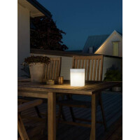 Assisi Solar-Tischleuchte weiss 1W 100/40/10lm 3000K 3