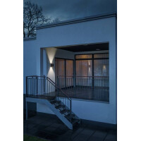 Vale Wandl. 2x5W LED schw/ku, verstellb.Lichtaustr., dimmbar