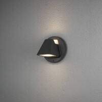 Hild Wandleuchte 2xGU10 schwarz, gefrostetes Glas 2