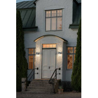 Hild Wandleuchte 2x5W LED weiss, gefrostetes Glas, dimmbar 3