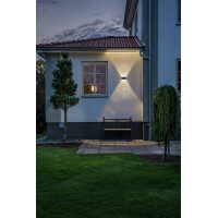 Chieri Wandl. 8W LED Aluminium, anthrazit, IP54 3