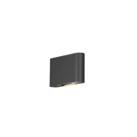 Chieri Wandl. 2x6W LED antrazit, verstel gallery