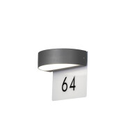 Monza Wandl. 2x4,5W LED anthrzi, IP54, i gallery