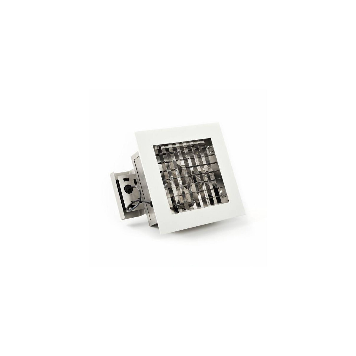 Einbauleuchte matt weiss LED, dimmbar