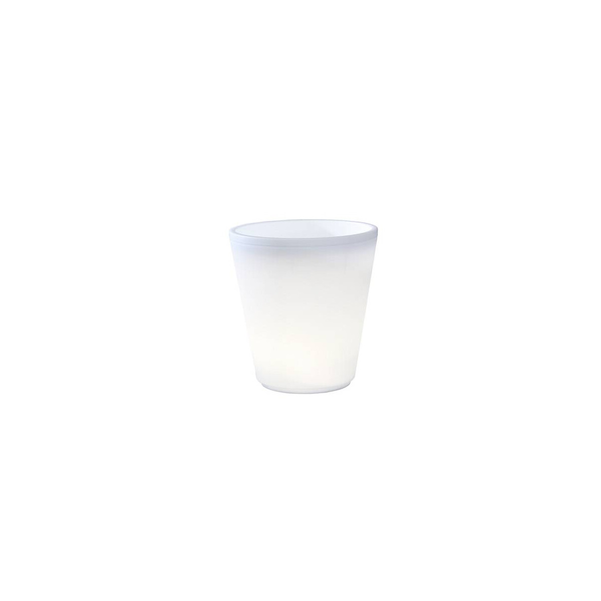 LED Blumenpflanzentopf Assisi gross, weisse LED, 12V